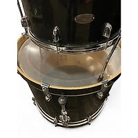 Used SPL 5 Piece 5-PIECE ACOUSTIC DRUM KIT Black Drum Kit