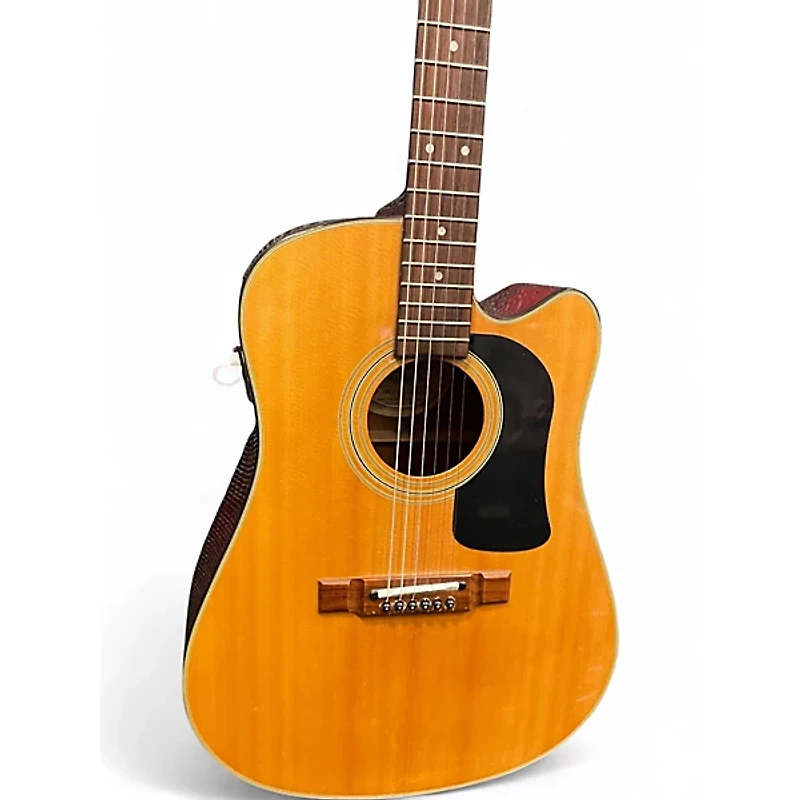 Used Washburn D10CE Natural Acoustic Electric Guitar