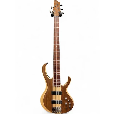Used Ibanez BTB745 5 String Natural Electric Bass Guitar