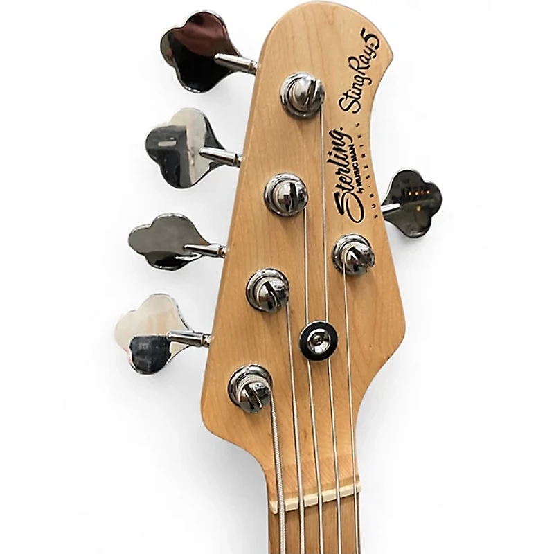 Used Sterling by Music Man Ray5 5 String Black Electric Bass Guitar