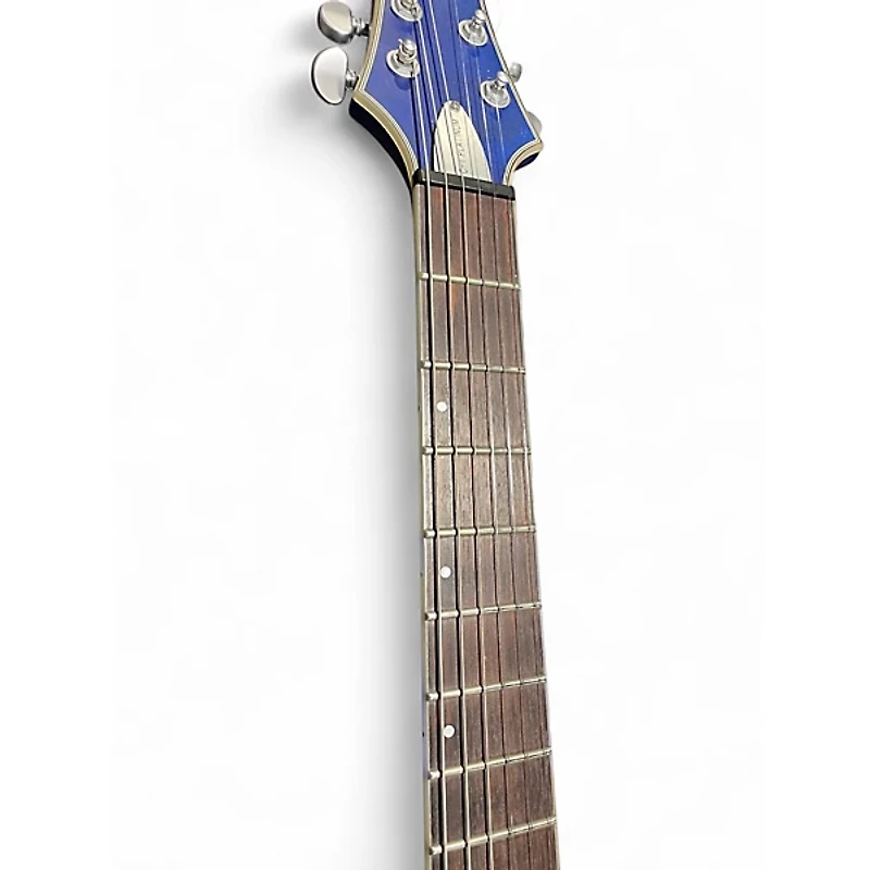 Used Schecter Guitar Research C1 Platinum Blue Solid Body Electric Guitar