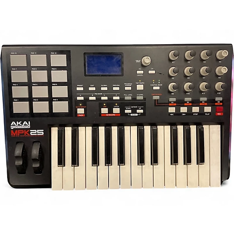 Used Akai Professional MPK25 25 Key MIDI Controller
