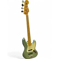 Used Fender American Professional II Jazz Bass Surf Green Electric Bass Guitar