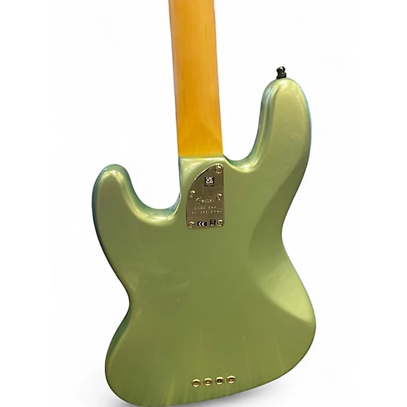 Used Fender American Professional II Jazz Bass Surf Green Electric Bass Guitar
