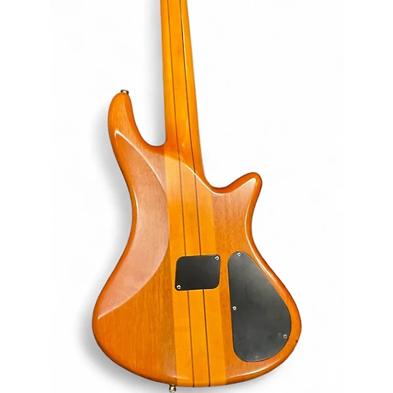 Used Schecter Guitar Research Stiletto Studio 5 String Natural Electric Bass Guitar