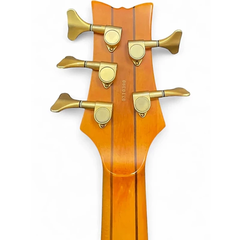 Used Schecter Guitar Research Stiletto Studio 5 String Natural Electric Bass Guitar