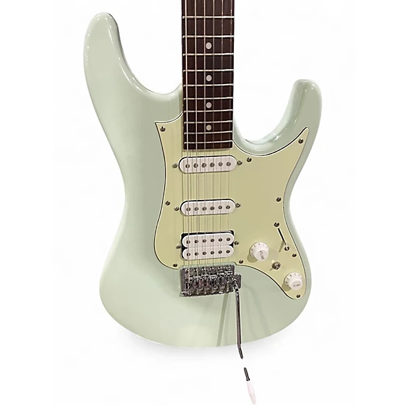 Used Ibanez AZES40 Mint Green Solid Body Electric Guitar