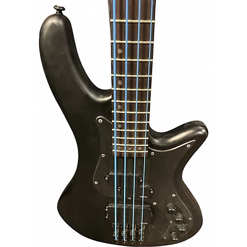 Used Schecter Guitar Research STEALTH 4 Black Electric Bass Guitar