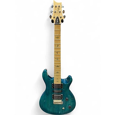 Used PRS SE SWAMP ASH SPECIAL IRI BLUE Solid Body Electric Guitar