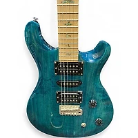 Used PRS SE SWAMP ASH SPECIAL IRI BLUE Solid Body Electric Guitar