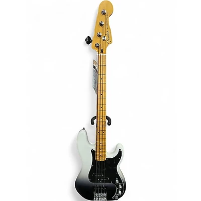 Used Fender Player Plus Active Precision Bass Silver Smoke Electric Bass Guitar