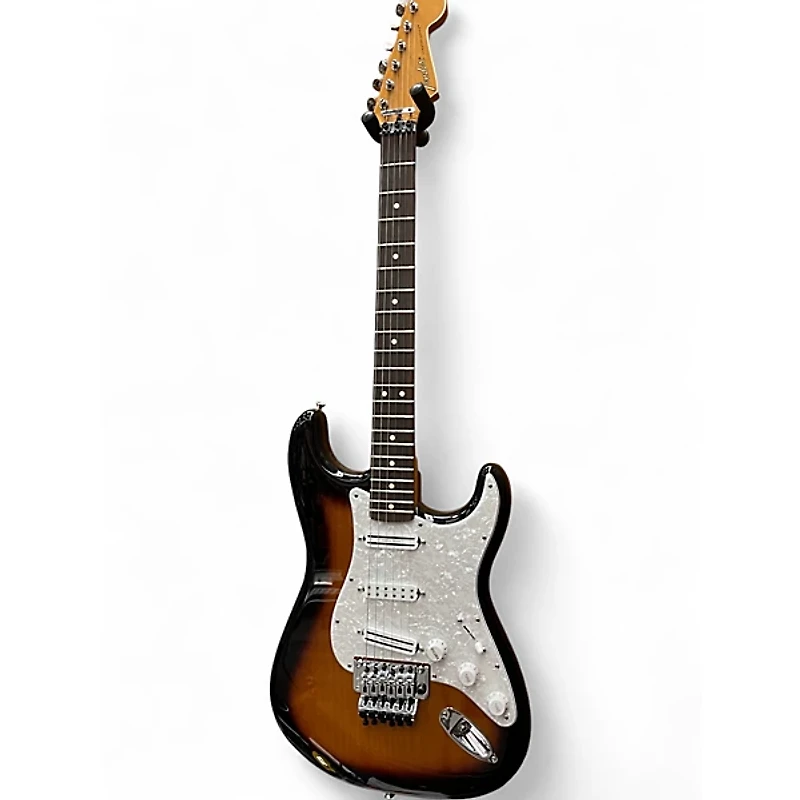 Used Fender Dave Murray HHH Stratocaster 2 Tone Sunburst Solid Body Electric Guitar