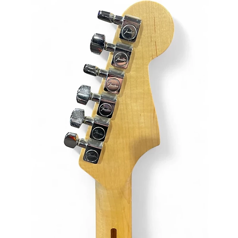 Used Fender Standard Stratocaster Left Handed Black Electric Guitar