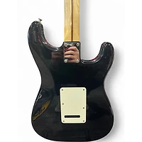 Used Fender Standard Stratocaster Left Handed Black Electric Guitar