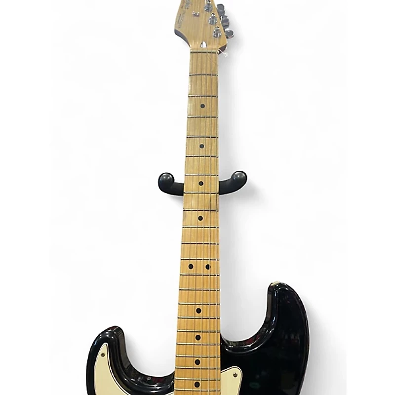 Used Fender Standard Stratocaster Left Handed Black Electric Guitar
