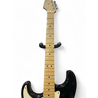 Used Fender Standard Stratocaster Left Handed Black Electric Guitar