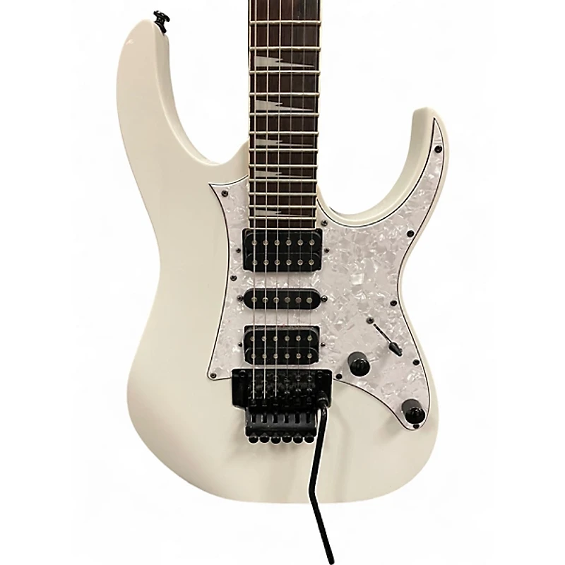 Used Ibanez RG450DXB WHITE Solid Body Electric Guitar