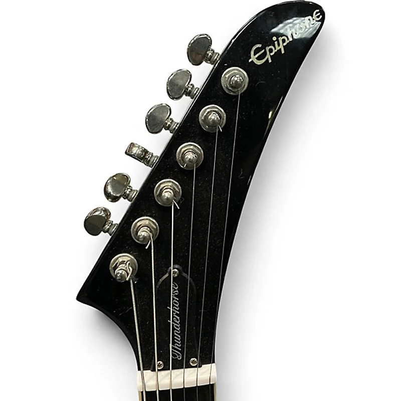 Used Epiphone Brendon Small Thunderhorse Explorer Silverburst Solid Body Electric Guitar