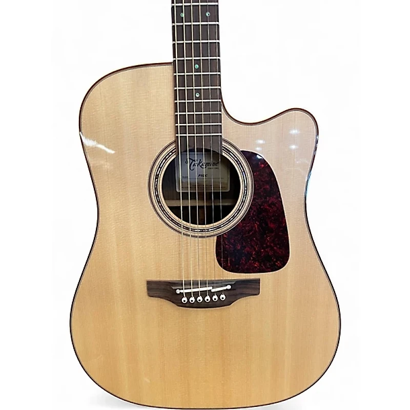 Used Takamine P5DC Natural Acoustic Electric Guitar