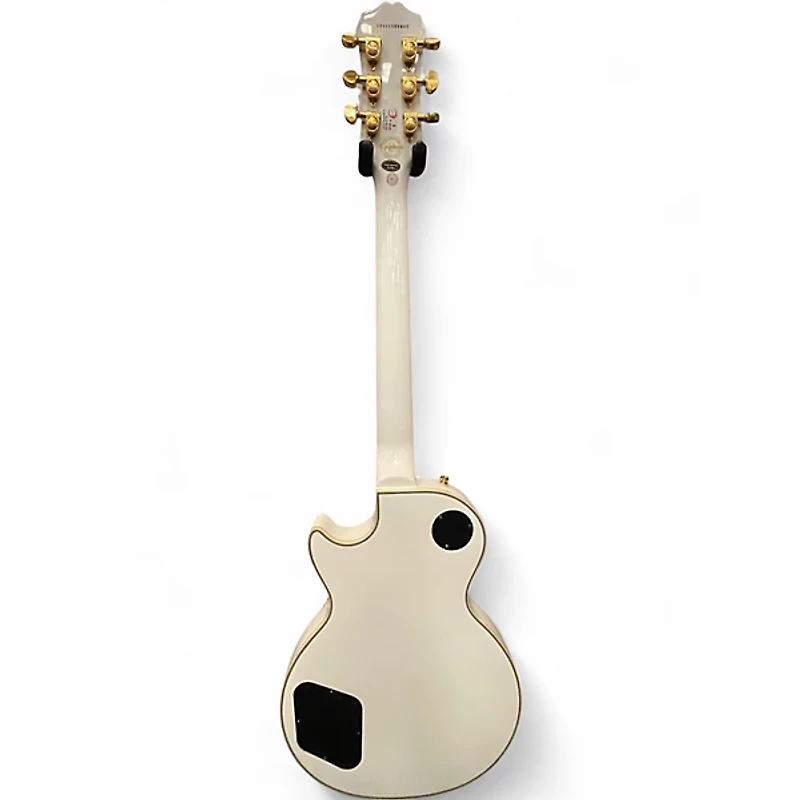 Used Epiphone Les Paul Custom Pro Alpine White Solid Body Electric Guitar