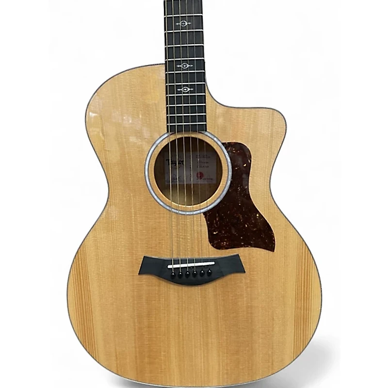 Used Taylor 214CE Deluxe Koa Natural Acoustic Electric Guitar