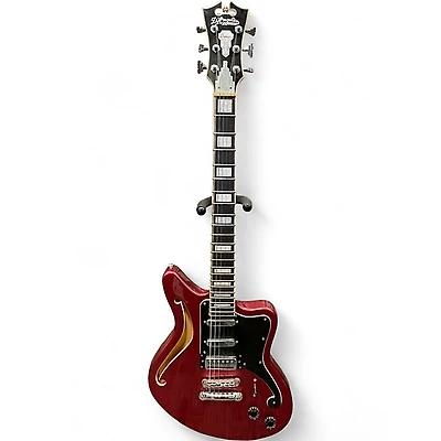 Used D'Angelico PREMIER BEDFORD SH OXBLOOD Hollow Body Electric Guitar