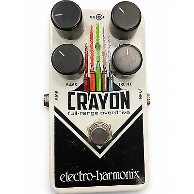 Used Electro-Harmonix Crayon Full Range Overdrive Effect Pedal