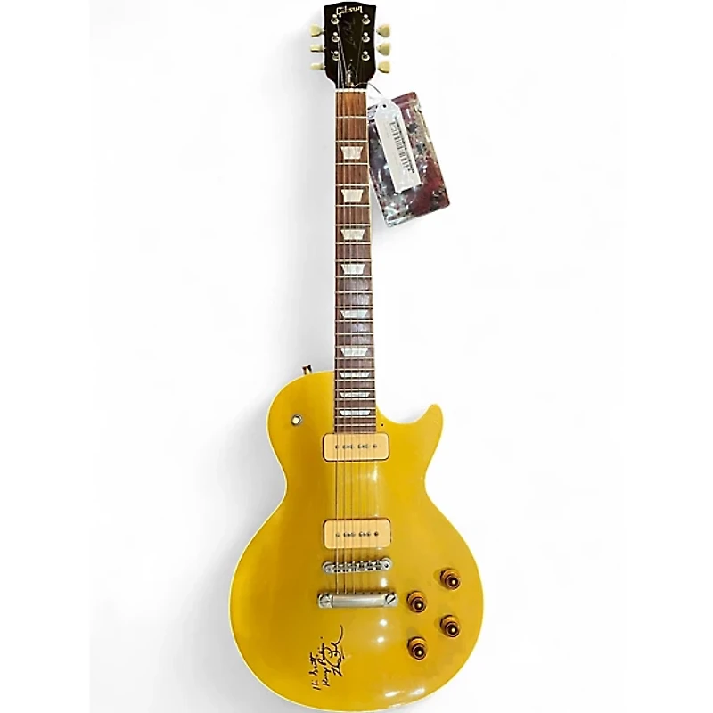Used 2002 Gibson 1956 Reissue Les Paul Gold Top Solid Body Electric Guitar