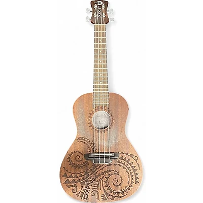 Used Luna Concert Tattoo Mahogany Ukulele