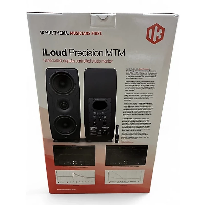 Used IK Multimedia iLoud Precision MTM Pair Powered Monitor