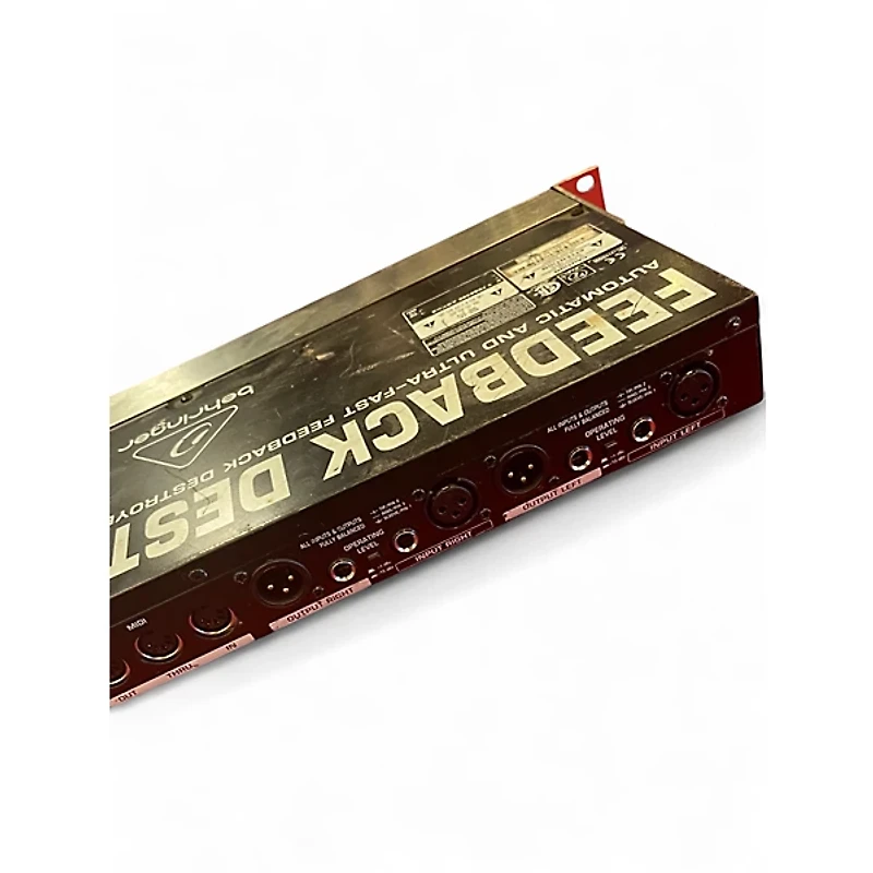 Used Behringer Feedback Destroyer Pro FBQ2496 Feedback Suppressor