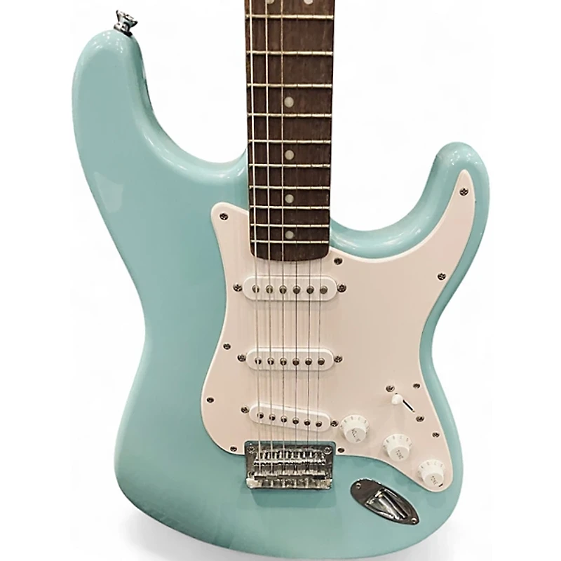 Used Squier Standard Stratocaster BLUE Solid Body Electric Guitar