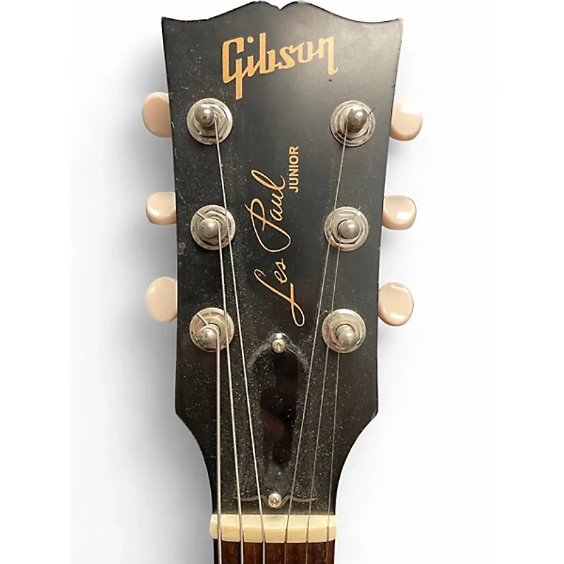 Used Gibson Les Paul Junior Black Solid Body Electric Guitar