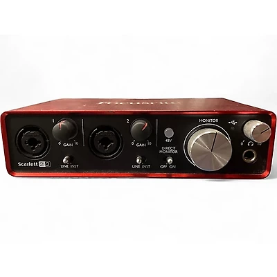 Used Focusrite Scarlett 2i2 studio Audio Interface