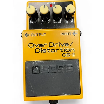 Used BOSS OS2 Overdrive Distortion Effect Pedal