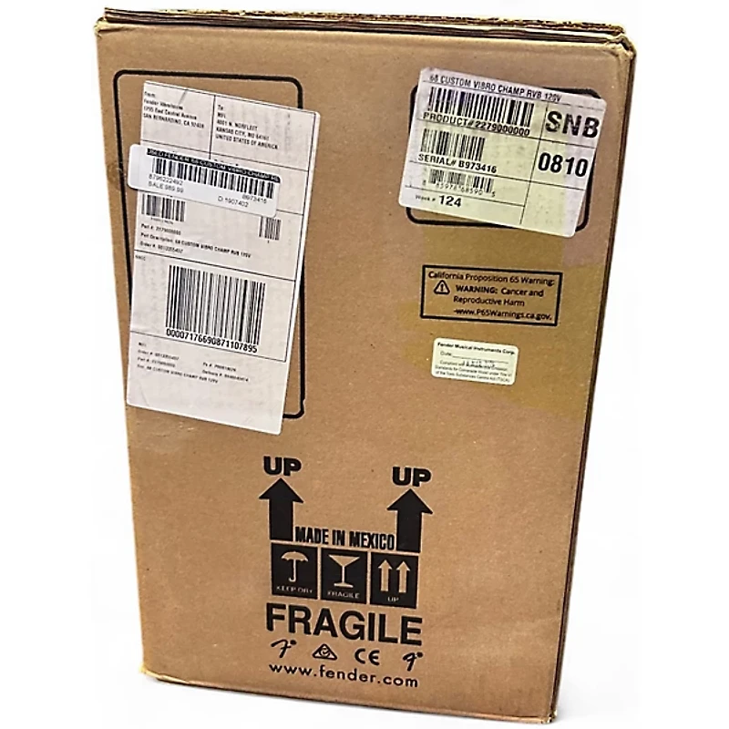 Used Fender '68 Custom Vibro Champ Reverb Tube Guitar Combo Amp