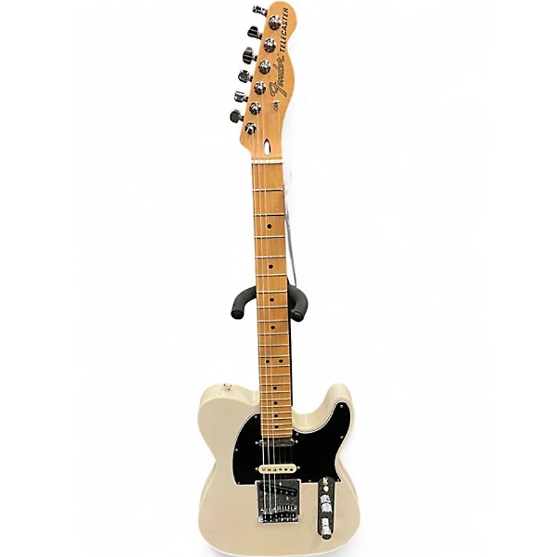 Used Fender Deluxe Nashville Telecaster White Blonde Solid Body Electric Guitar