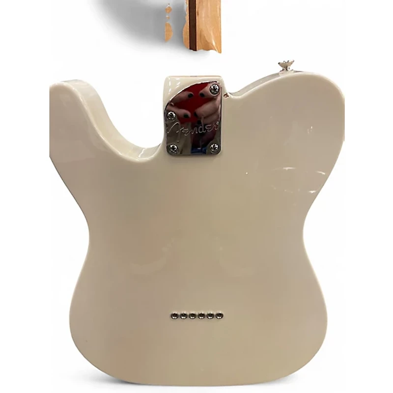 Used Fender Deluxe Nashville Telecaster White Blonde Solid Body Electric Guitar