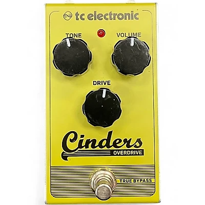 Used TC Electronic Cinders Overdrive Effect Pedal