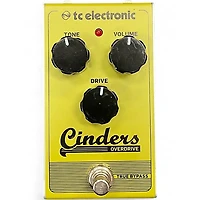 Used TC Electronic Cinders Overdrive Effect Pedal