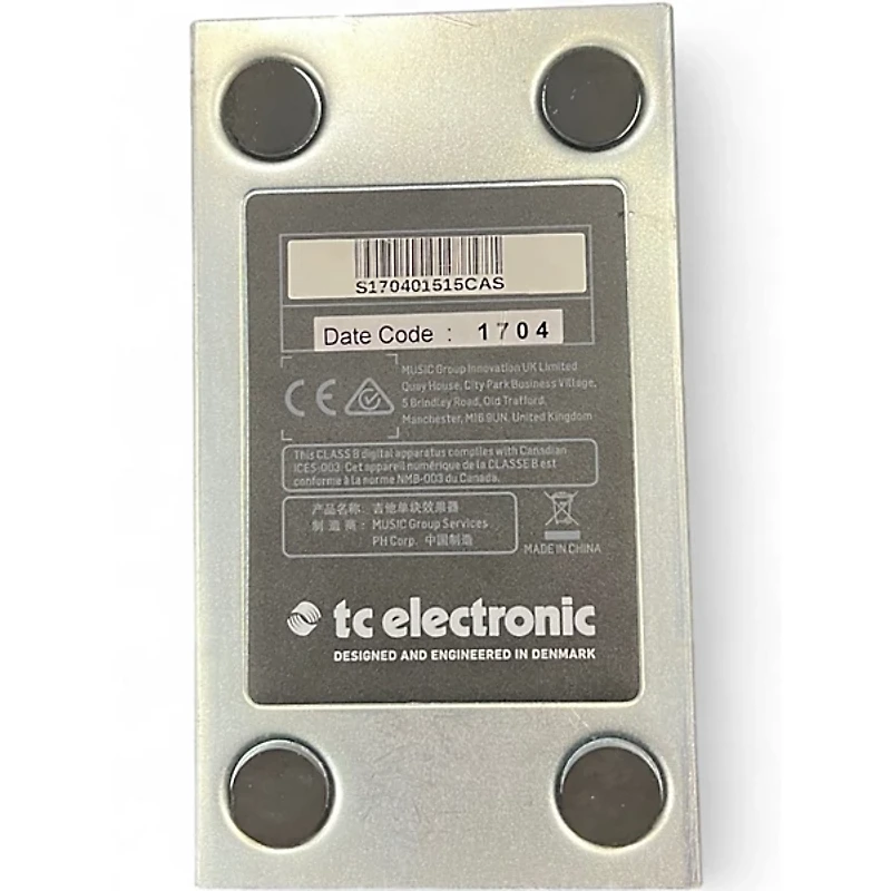 Used TC Electronic Cinders Overdrive Effect Pedal