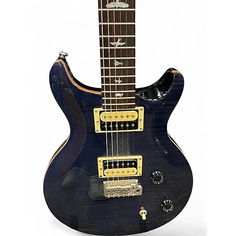 Used PRS Carlos Santana Signature SE Blue Solid Body Electric Guitar