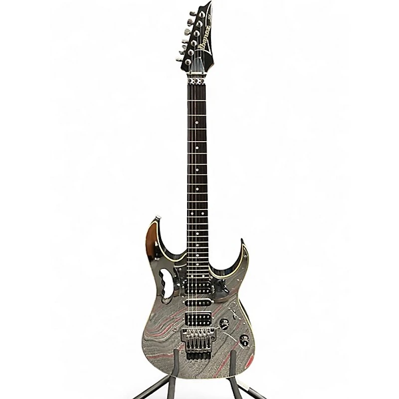 Used Ibanez JEM77B-RMR Rock Mirror Solid Body Electric Guitar