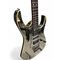 Used Ibanez JEM77B-RMR Rock Mirror Solid Body Electric Guitar