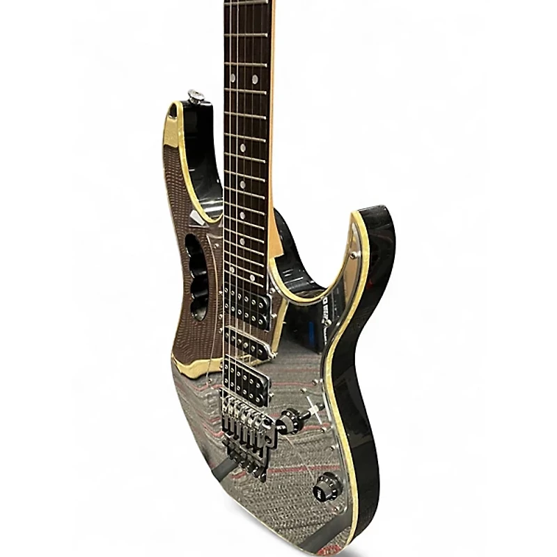 Used Ibanez JEM77B-RMR Rock Mirror Solid Body Electric Guitar