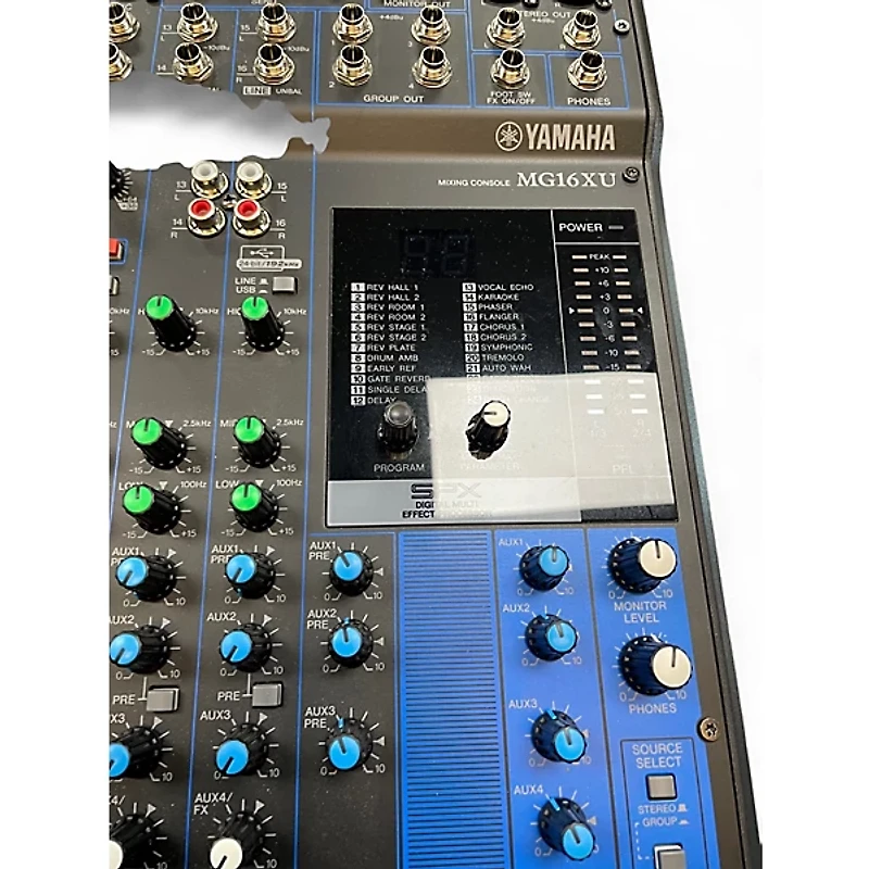 Used Yamaha MG16XU Unpowered Mixer
