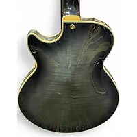 Used D'Angelico EX-SS Trans Black Hollow Body Electric Guitar