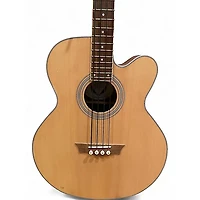 Used Dean EABC Natural Acoustic Bass Guitar
