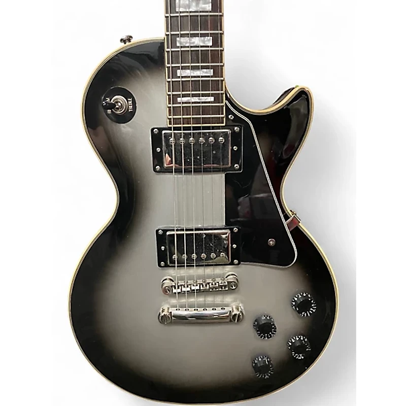 Used Epiphone Les Paul Custom Pro SILVER BURST Solid Body Electric Guitar