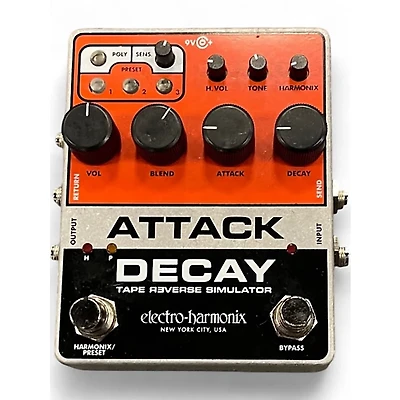 Used Electro-Harmonix ATTACK DECAY Effect Pedal